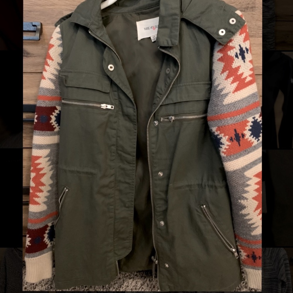 Tribal sleeve jacket